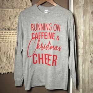 Running On Caffeine & Christmas Cheer Long Sleeve